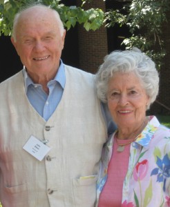 John and Annie Glenn at an HCRI alumni reunion